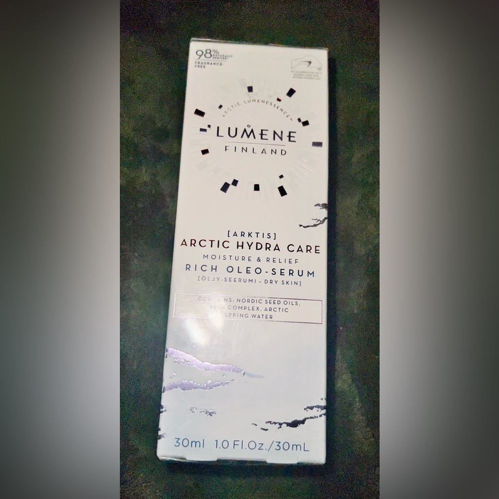 Lumene Finland Artic Hydra Care Moisture & Relief Oleo Serum BNIB